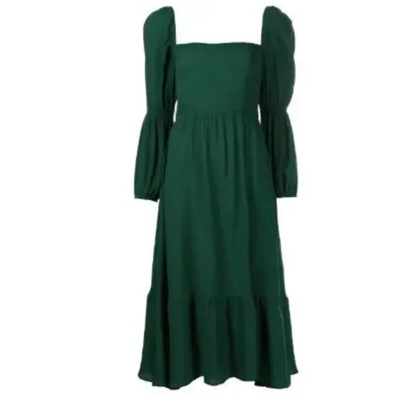 Reformation | Dresses | Nwt Reformation Mica Long Sleeve Midi Dress Emerald Green | Poshmark Reformation | Dresses | Nwt Reformation Mica Long Sleeve Midi Dress Emerald Green | Poshmark